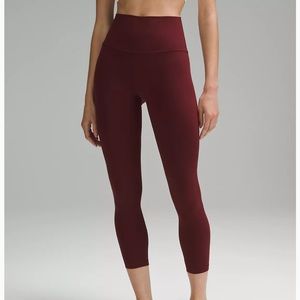 Lululemon HR align leggings 28” - red merlot